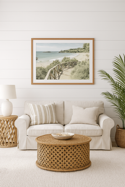 Beachside Walk Photography Print