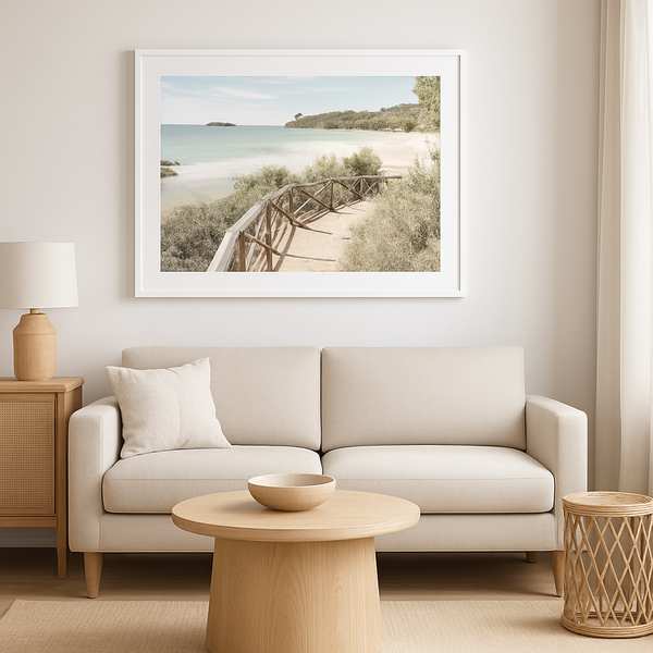 Beachside Walk Photography Print