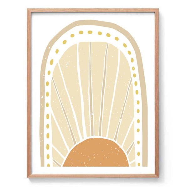 Sun Illustration Print