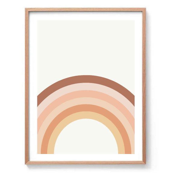 Rainbow Illustration Print
