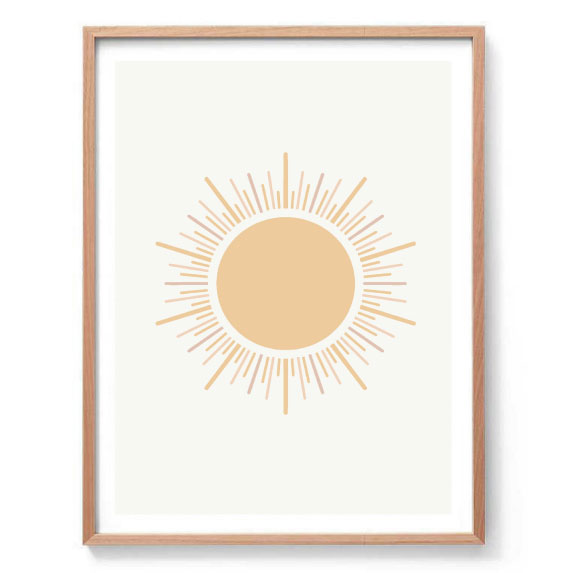 Sun Illustration Print