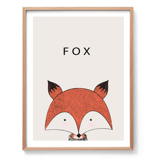 Fox Illustration Print