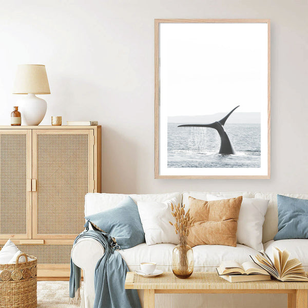 Hump Back Whale Ocean Print