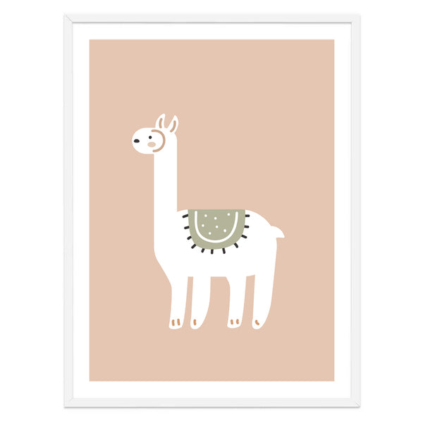 Lllama Illustration Print