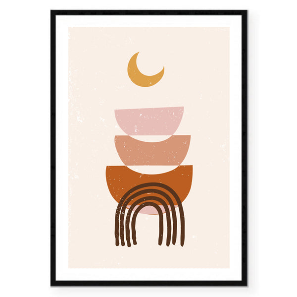 Moon Illustration Print