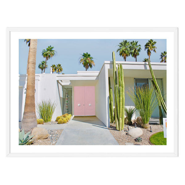Palm Springs Pink Door Print