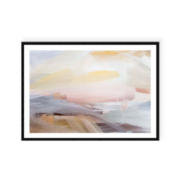 Pastel Skies Abstract Print