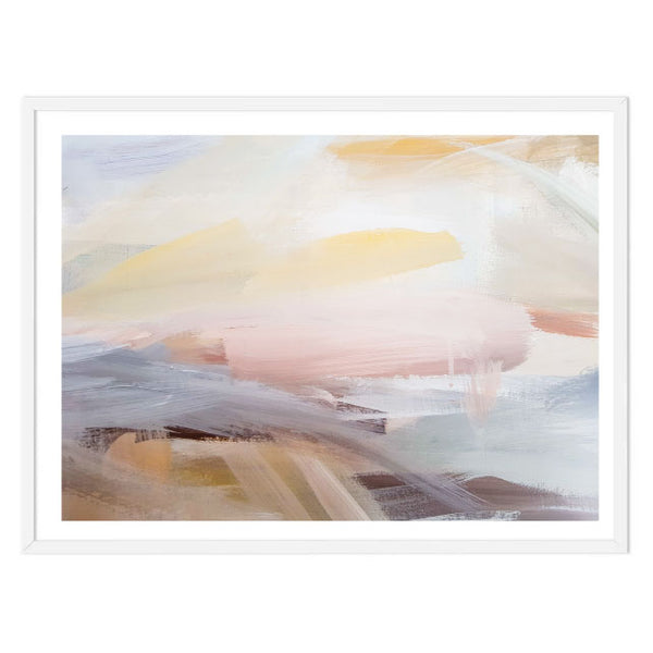 Pastel Skies Abstract Print