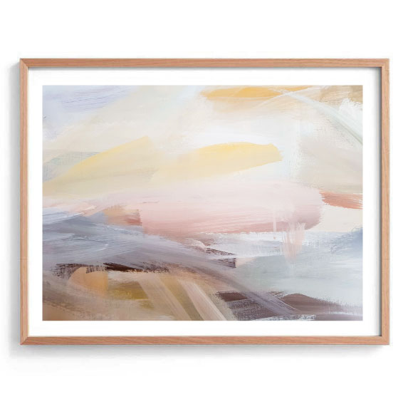 Pastel Skies Abstract Print