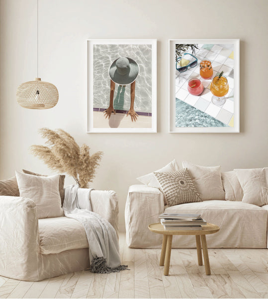 Poolside Drinks Print