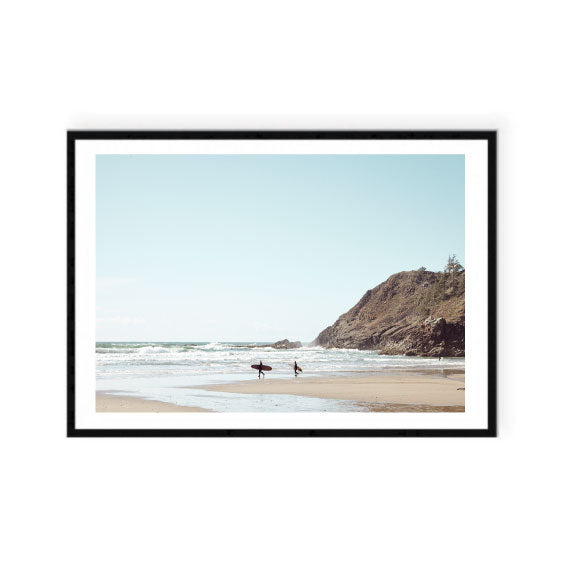 Rocky Cove Surfers Print