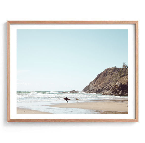 Rocky Cove Surfers Print