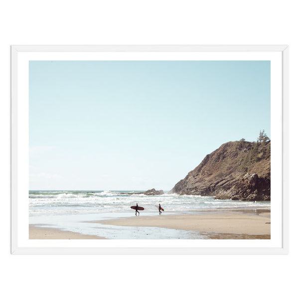 Rocky Cove Surfers Print