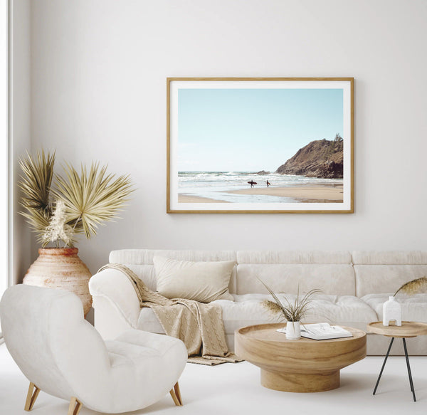 Rocky Cove Surfers Print