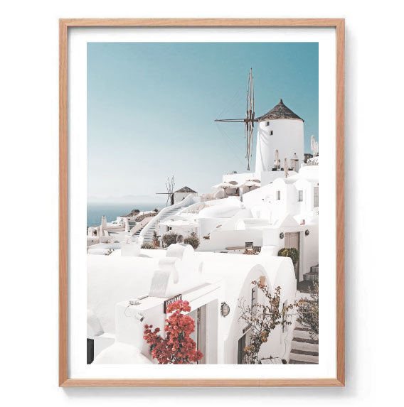 Santorini Houses Print
