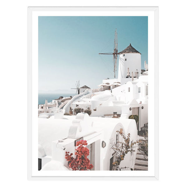 Santorini Houses Print