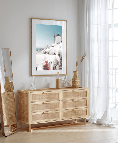 Santorini Houses Print