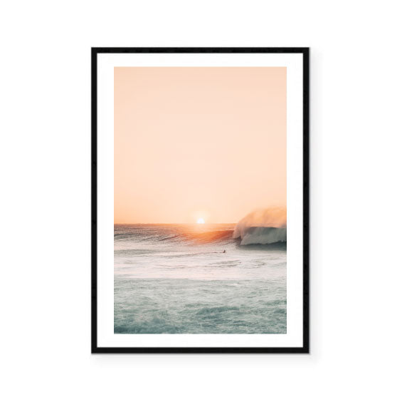 Sunrise Surfers Print