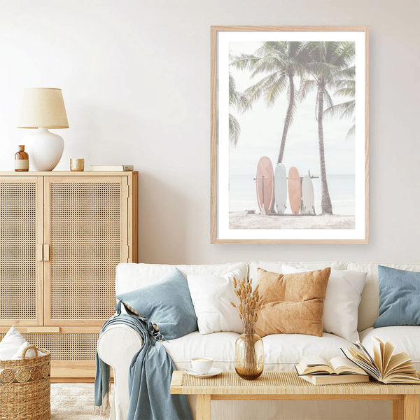 Waiting for the Surf Print