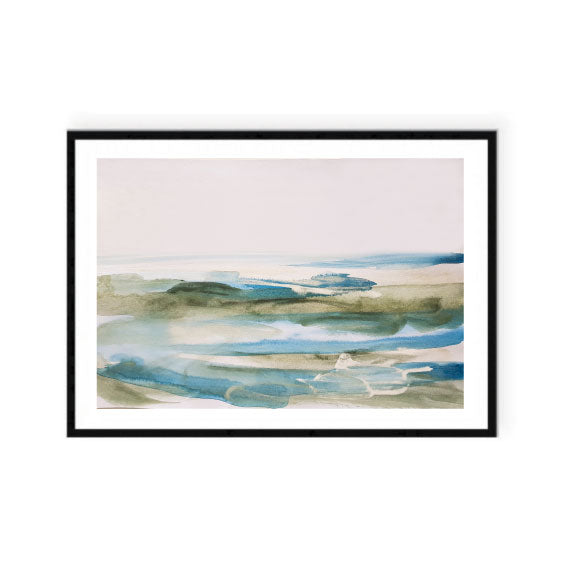 Watercolour Landscape Abstract Print