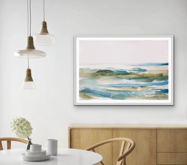 Watercolour Landscape Abstract Print