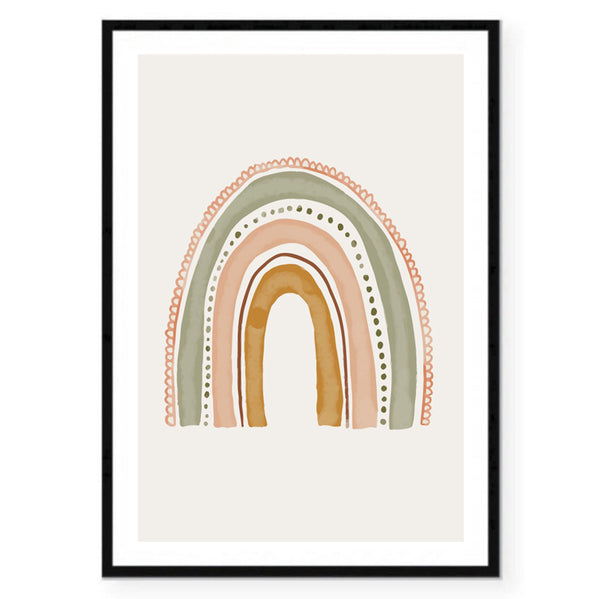 Pastel Rainbow Print