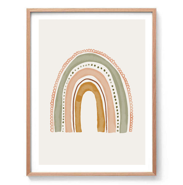 Pastel Rainbow Print