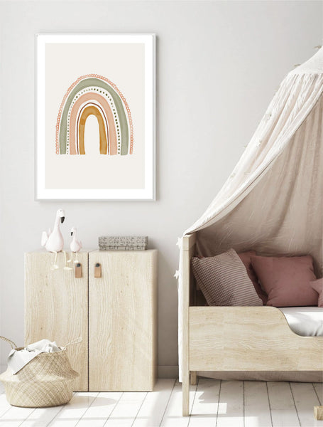Pastel Rainbow Print