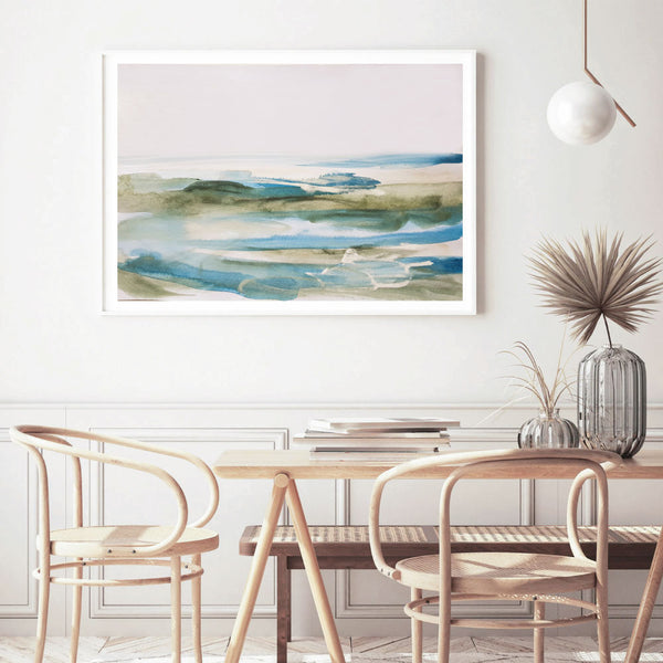 Watercolour Landscape Abstract Print