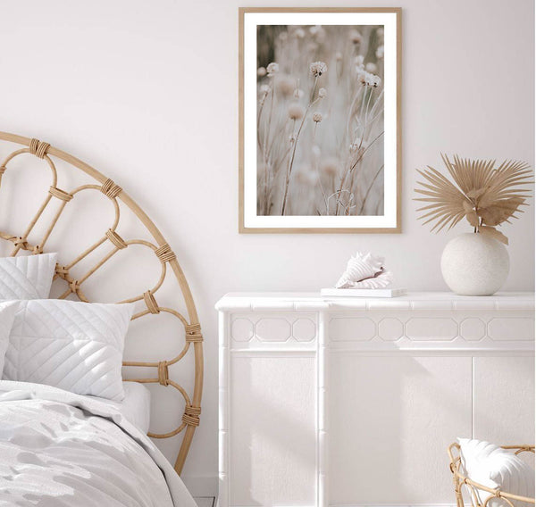 Wild Grasses Print-Art for Interiors-Online Framed-Australian Made Wall Art-Milk n Honey Designs
