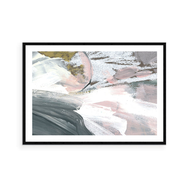 Fusion Abstract Brush Art Print-Art for Interiors-Online Framed-Australian Made Wall Art-Milk n Honey Designs