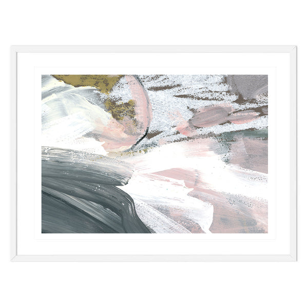 Fusion Abstract Brush Art Print-Art for Interiors-Online Framed-Australian Made Wall Art-Milk n Honey Designs