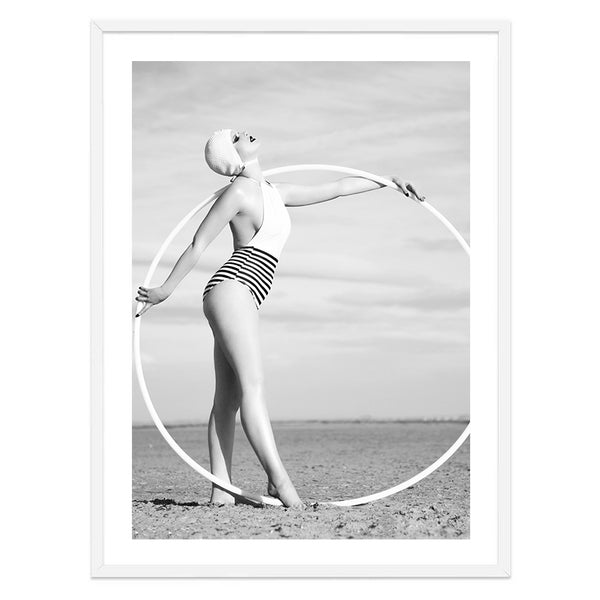 Circles in the Sand Photography Print-Art for Interiors-Online Framed-Australian Made Wall Art-Milk n Honey Designs