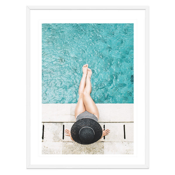 By the Pool Print-Art for Interiors-Online Framed-Australian Made Wall Art-Milk n Honey Designs