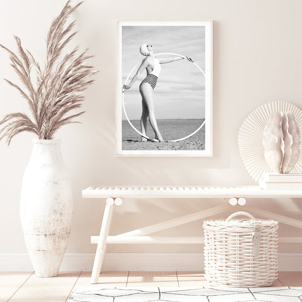 Circles in the Sand Photography Print-Art for Interiors-Online Framed-Australian Made Wall Art-Milk n Honey Designs