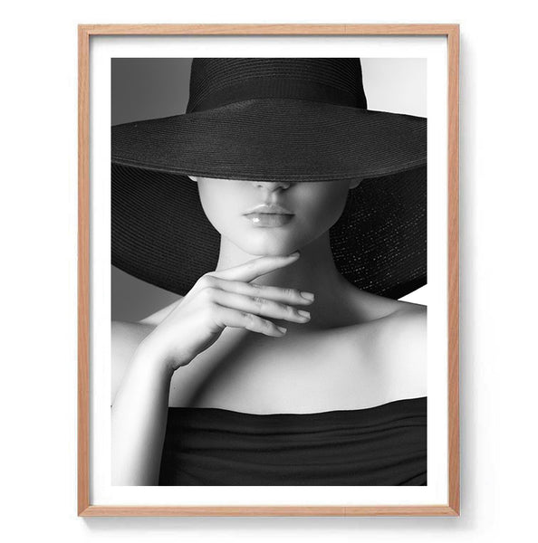 Elegant Lady Vintage Photography Wall Art Print-Art for Interiors-Online Framed-Australian Made Wall Art-Milk n Honey Designs