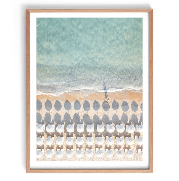 Aerial Umbrellas Photography Print-Art for Interiors-Online Framed-Australian Made Wall Art-Milk n Honey Designs