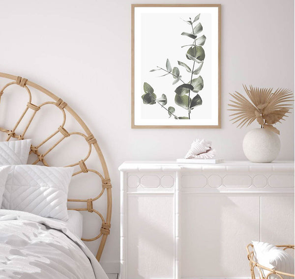 Eucalyptus Leaves II Print-Art for Interiors-Online Framed-Australian Made Wall Art-Milk n Honey Designs