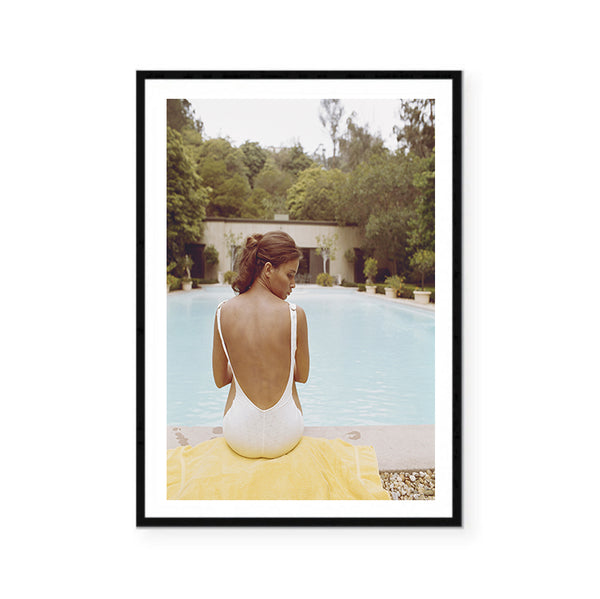 Vintage Sunbaker Photography Print-Art for Interiors-Online Framed-Australian Made Wall Art-Milk n Honey Designs