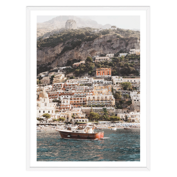 Amalfi Boat Print