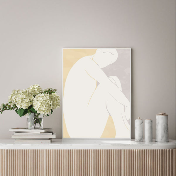 Abstract Figure Print