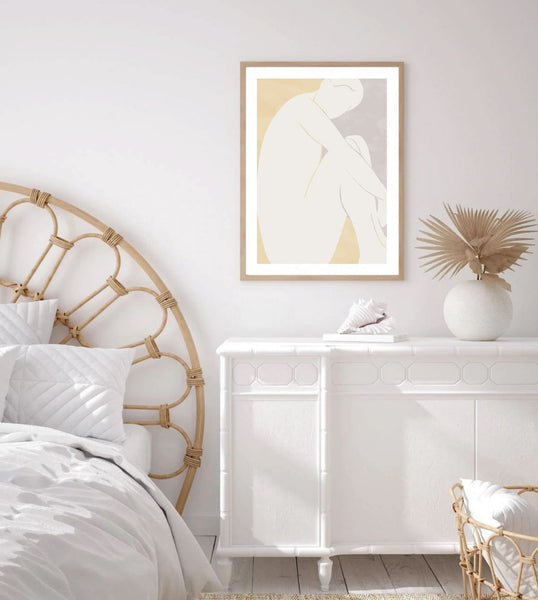 Abstract Figure Print