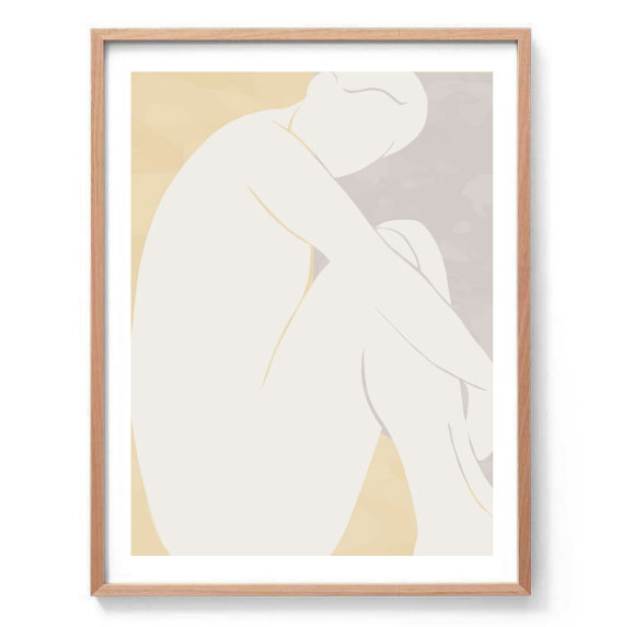 Abstract Figure Print