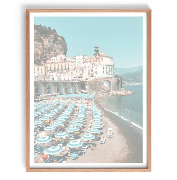 Amalfi Dreams Print-Art for Interiors-Online Framed-Australian Made Wall Art-Milk n Honey Designs