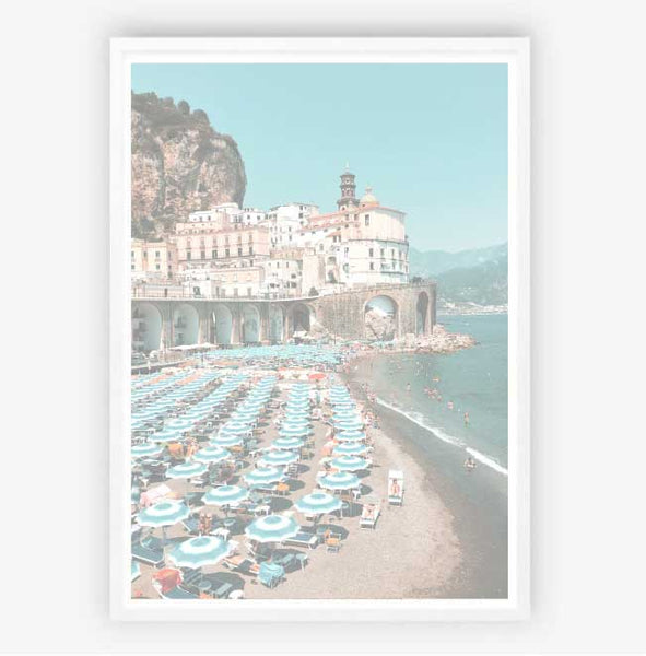 Amalfi Dreams Print-Art for Interiors-Online Framed-Australian Made Wall Art-Milk n Honey Designs