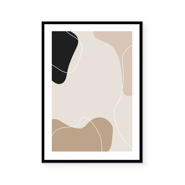 Arlo Abstract II Print-Art for Interiors-Online Framed-Australian Made Wall Art-Milk n Honey Designs