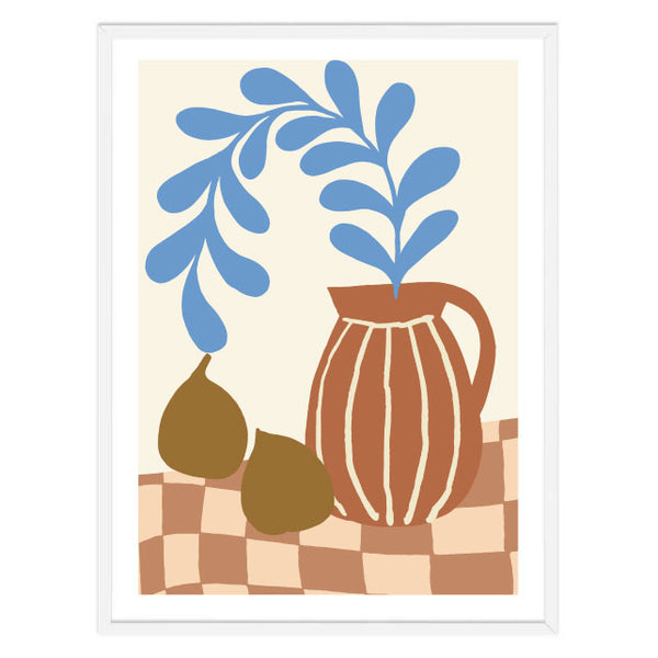 Still Life Vessel Fruit Print