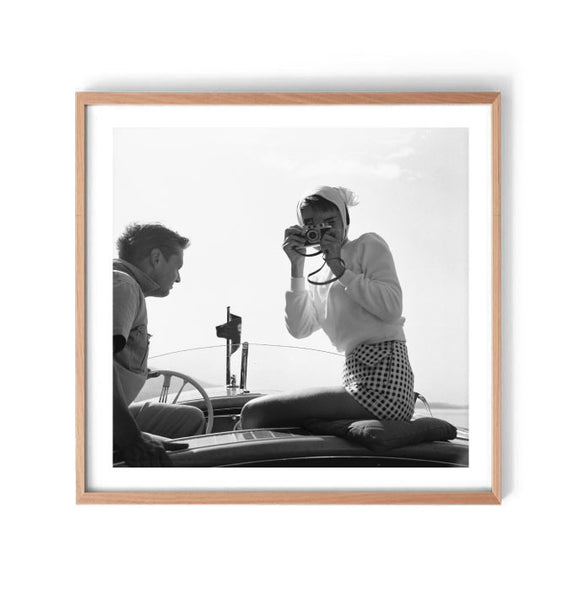 Audrey Boat Print-Art for Interiors-Online Framed-Australian Made Wall Art-Milk n Honey Designs