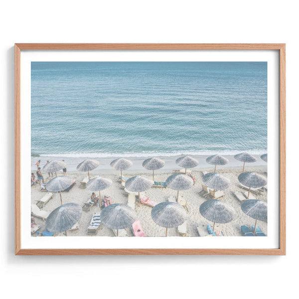 Beach Days Print-Art for Interiors-Online Framed-Australian Made Wall Art-Milk n Honey Designs