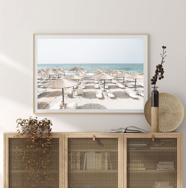 Beach Umbrellas Print